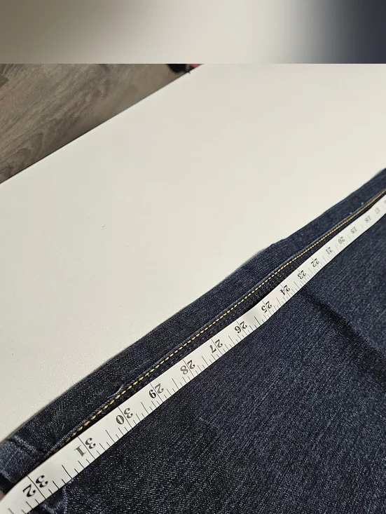 Vtg Y2K Grane Bootcut Jeans | Dark Wash Embroidered Flap Pockets | Size 9 Long - Picture 7 of 8